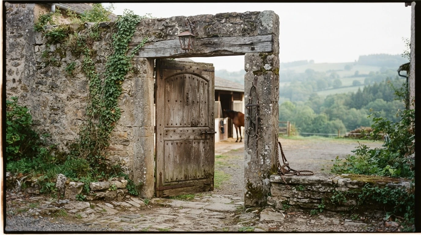Entrée du Centre Equestre ECYLA, centre équestre à Chazemais